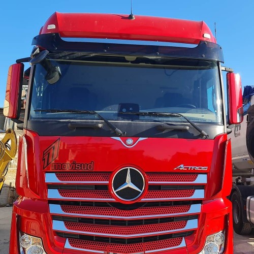 Stainless steel front mask compatible with MERCEDES ACTROS MP4 - MP5