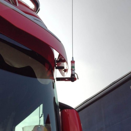 Stainless steel CB antenna mount compatible with DAF XG + 2022